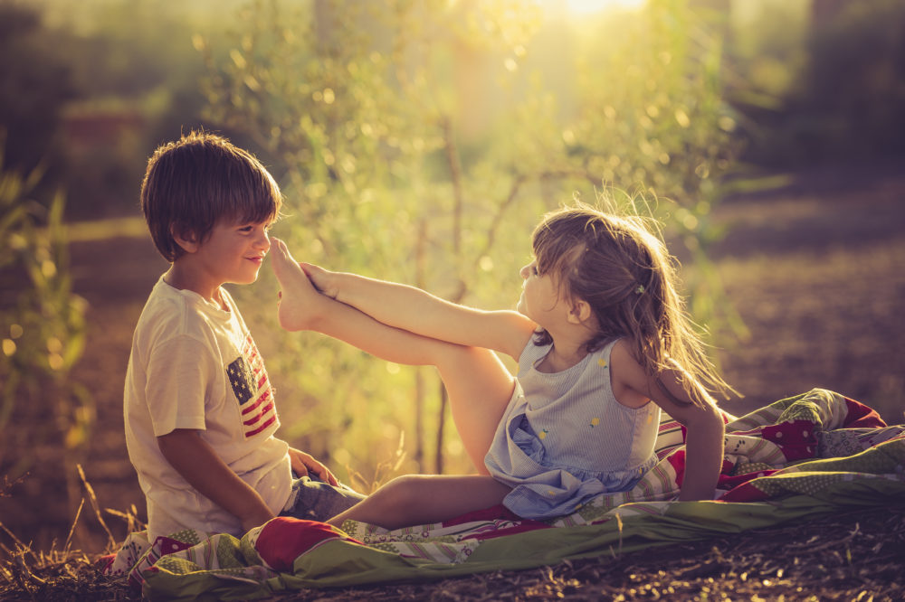 Ritratto di famiglia in natura a Roma — fotografia professionale Mara Fantini