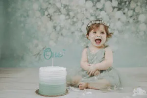 Servizio fotografico smash cake a Roma - il primo compleanno, momenti veri - Mara Fantini